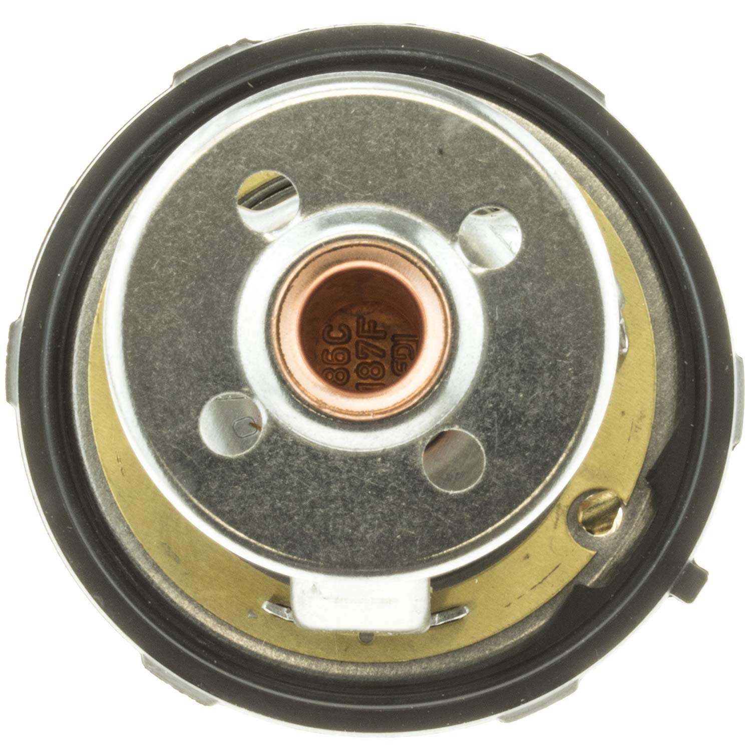 MotoRad 7456-187 187 °F Fail-Safe Thermostat Engine Coolant Thermostat Fits Chevy Silverado 1500 99–06 2500 HD 01–06 Tahoe 00–06 Suburban 1500 00–06 Corvette 97–08 GMC Sierra 1500 99–06 Yukon 00-06 - Image 5